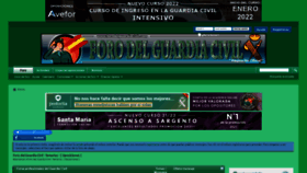 What Forodelguardiacivil.com website looked like in 2022 (2 years ago)