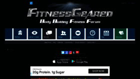 What Fitnessgeared.com website looked like in 2022 (2 years ago)