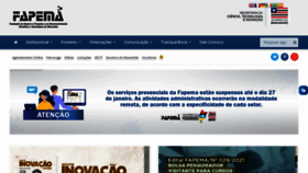 What Fapema.br website looked like in 2022 (2 years ago)