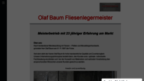 What Fliesen-baum.de website looked like in 2022 (2 years ago)
