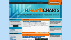 What Flhealthcharts.com website looked like in 2022 (2 years ago)
