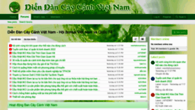 What Forum.caycanhvietnam.com website looked like in 2022 (2 years ago)