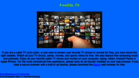 What Freedsl.tv website looked like in 2022 (2 years ago)