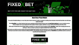What Fixedxbet.com website looked like in 2022 (2 years ago)