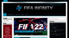 What Fifa-infinity.com website looked like in 2022 (2 years ago)