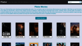 What Flixtor.stream website looked like in 2022 (2 years ago)