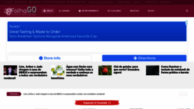 What Folhago.com.br website looked like in 2022 (2 years ago)