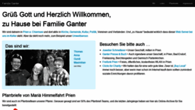 What Familie-ganter.de website looked like in 2022 (3 years ago)