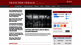 What Franchiseherald.com website looked like in 2022 (2 years ago)