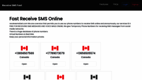 What Fast-sms-receive.com website looked like in 2022 (2 years ago)