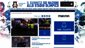 What Federugby.it website looked like in 2022 (2 years ago)