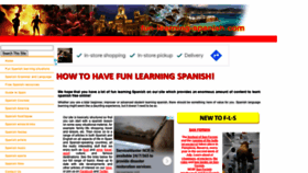 What Fun-learning-spanish.com website looked like in 2022 (2 years ago)