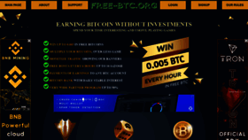 What Free-btc.org website looked like in 2022 (2 years ago)