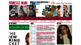 What Futurefacesmiami.com website looked like in 2022 (2 years ago)