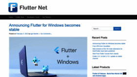 What Flutter-net.com website looked like in 2022 (2 years ago)