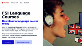 What Fsi-language-courses.org website looked like in 2022 (2 years ago)