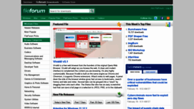 What Fileforum.com website looked like in 2022 (2 years ago)