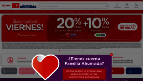 What Farmaciasahumada.cl website looked like in 2022 (2 years ago)