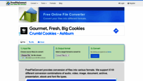 What Freefileconvert.com website looked like in 2022 (2 years ago)