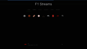 What F1streams100.com website looked like in 2022 (2 years ago)