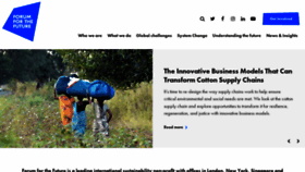 What Forumforthefuture.org website looked like in 2022 (3 years ago)