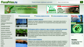 What Floraprice.ru website looked like in 2022 (2 years ago)