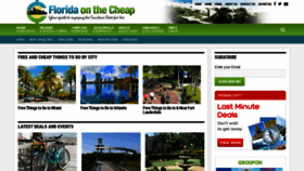 What Floridaonthecheap.com website looked like in 2022 (2 years ago)
