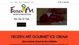 What Frozenarticecream.com website looked like in 2022 (2 years ago)