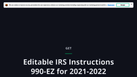 What Form-990-ez-instructions.com website looked like in 2022 (2 years ago)