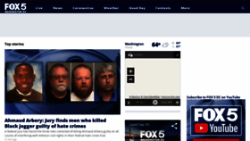 What Fox5dc.com website looked like in 2022 (2 years ago)
