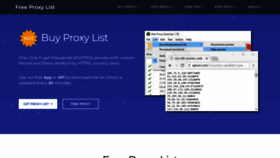 What Free-proxy-list.net website looked like in 2022 (2 years ago)