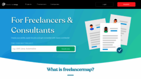 What Freelancermap.com website looked like in 2022 (2 years ago)