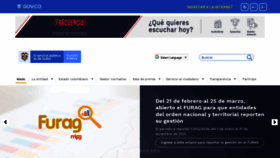 What Funcionpublica.gov.co website looked like in 2022 (2 years ago)