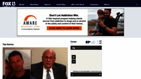 What Fox13news.com website looked like in 2022 (3 years ago)