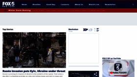 What Fox5ny.com website looked like in 2022 (2 years ago)