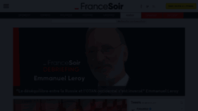 What Francesoir.fr website looked like in 2022 (2 years ago)