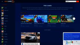 What Freegames66.com website looked like in 2022 (2 years ago)