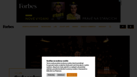 What Forbes.cz website looked like in 2022 (2 years ago)