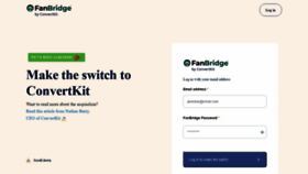 What Fanbridge.com website looked like in 2022 (2 years ago)