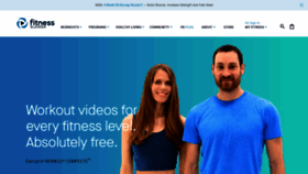 What Fitnessblender.com website looked like in 2022 (2 years ago)