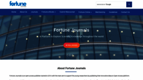 What Fortunejournals.com website looked like in 2022 (2 years ago)
