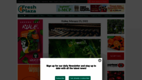 What Freshplaza.com website looked like in 2022 (2 years ago)