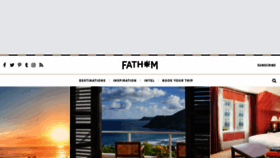 What Fathomaway.com website looked like in 2022 (2 years ago)