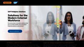 What Fieldglass.com website looked like in 2022 (2 years ago)