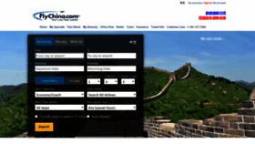 What Flychina.com website looked like in 2022 (2 years ago)