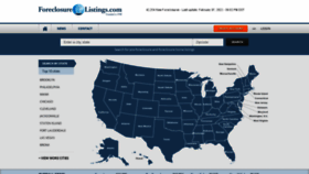 What Foreclosurelistings.com website looked like in 2022 (2 years ago)