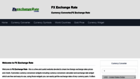 What Fxexchangerate.com website looked like in 2022 (2 years ago)