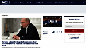What Foxla.com website looked like in 2022 (2 years ago)