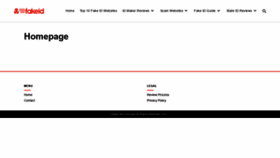 What Fakeid.top website looked like in 2022 (4 years ago)