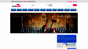 What Findfriendz.com website looked like in 2022 (2 years ago)